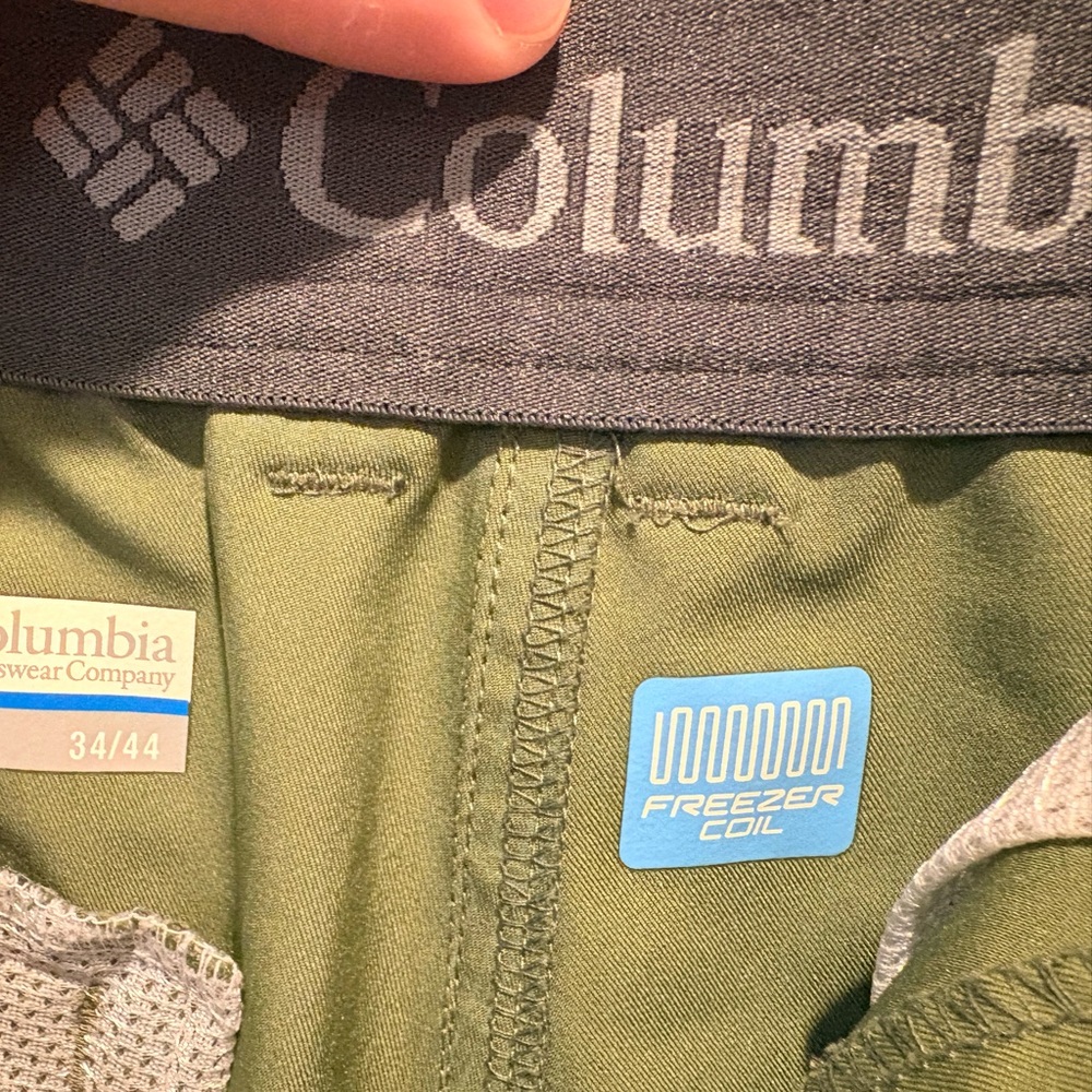 Columbia Olive Green Flat Front Shorts - Picture 5 of 5